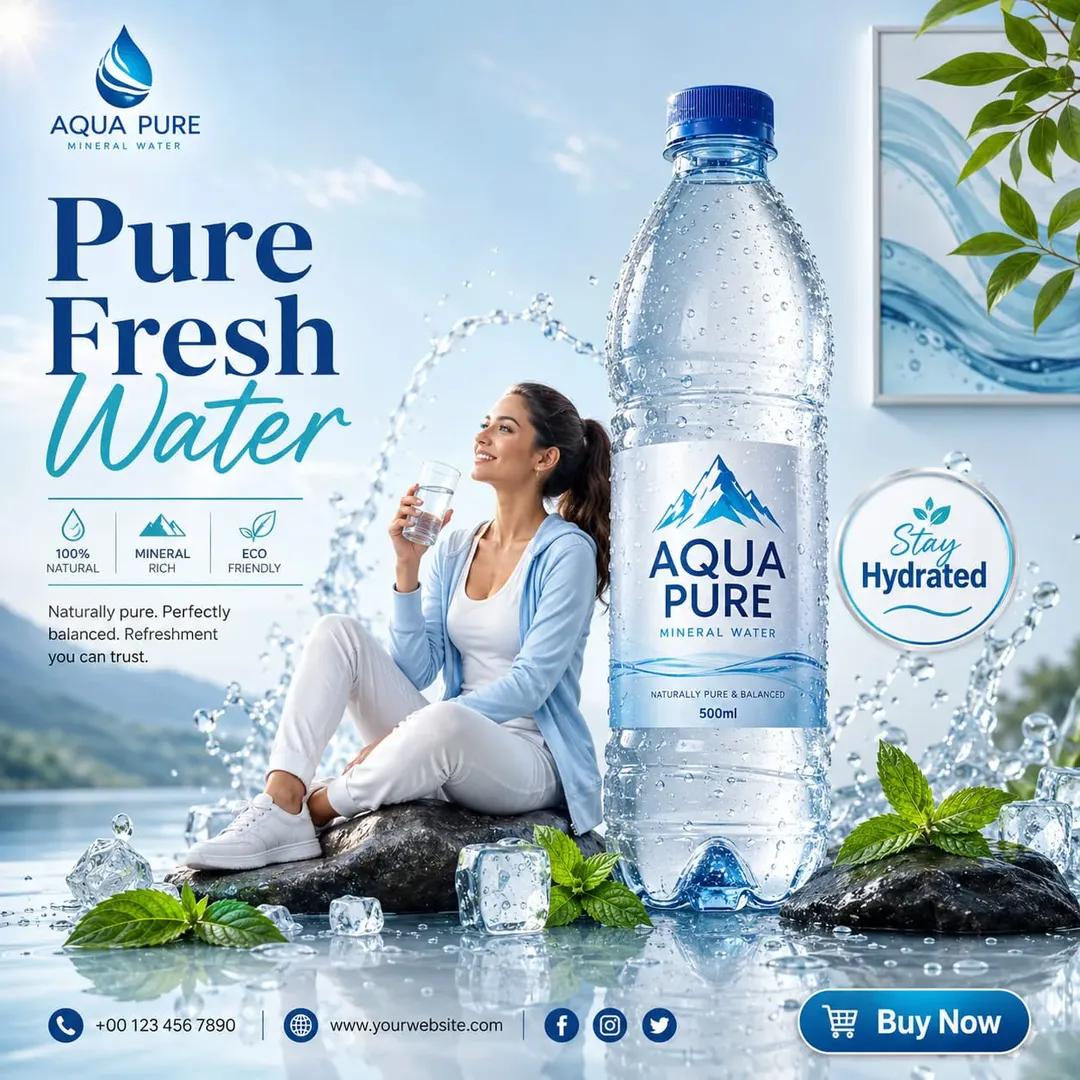 Tropical Product Ad Poster
