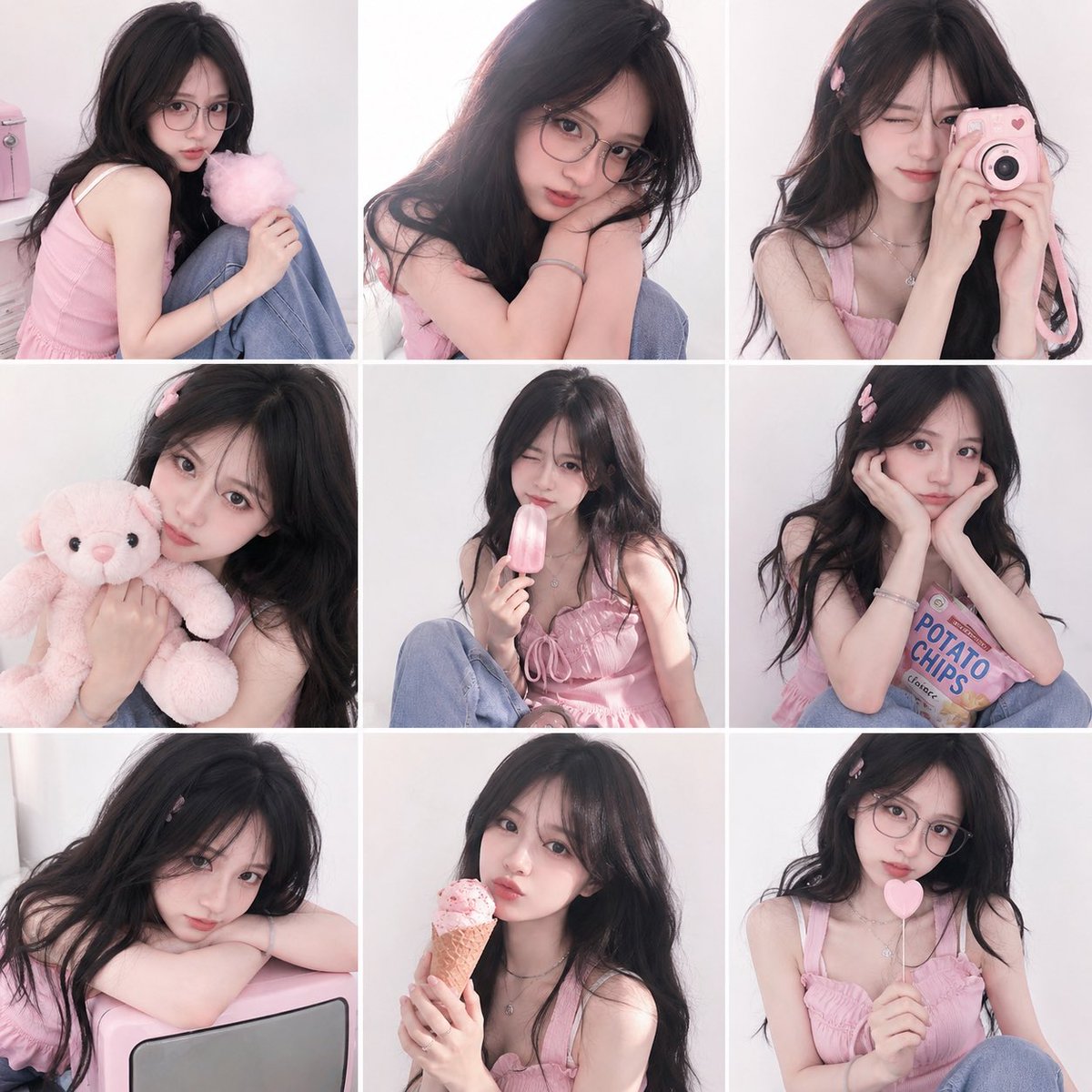 Y2K Korean Soft-Girl Editorial