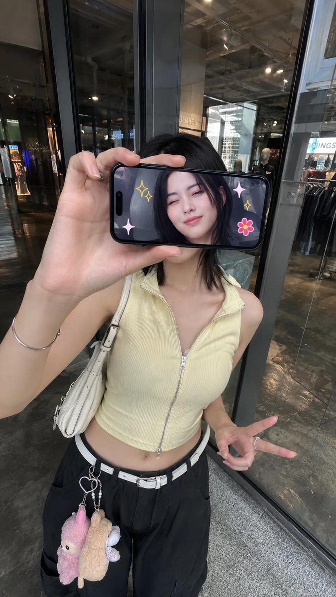 Phone Reflection Mirror Portrait