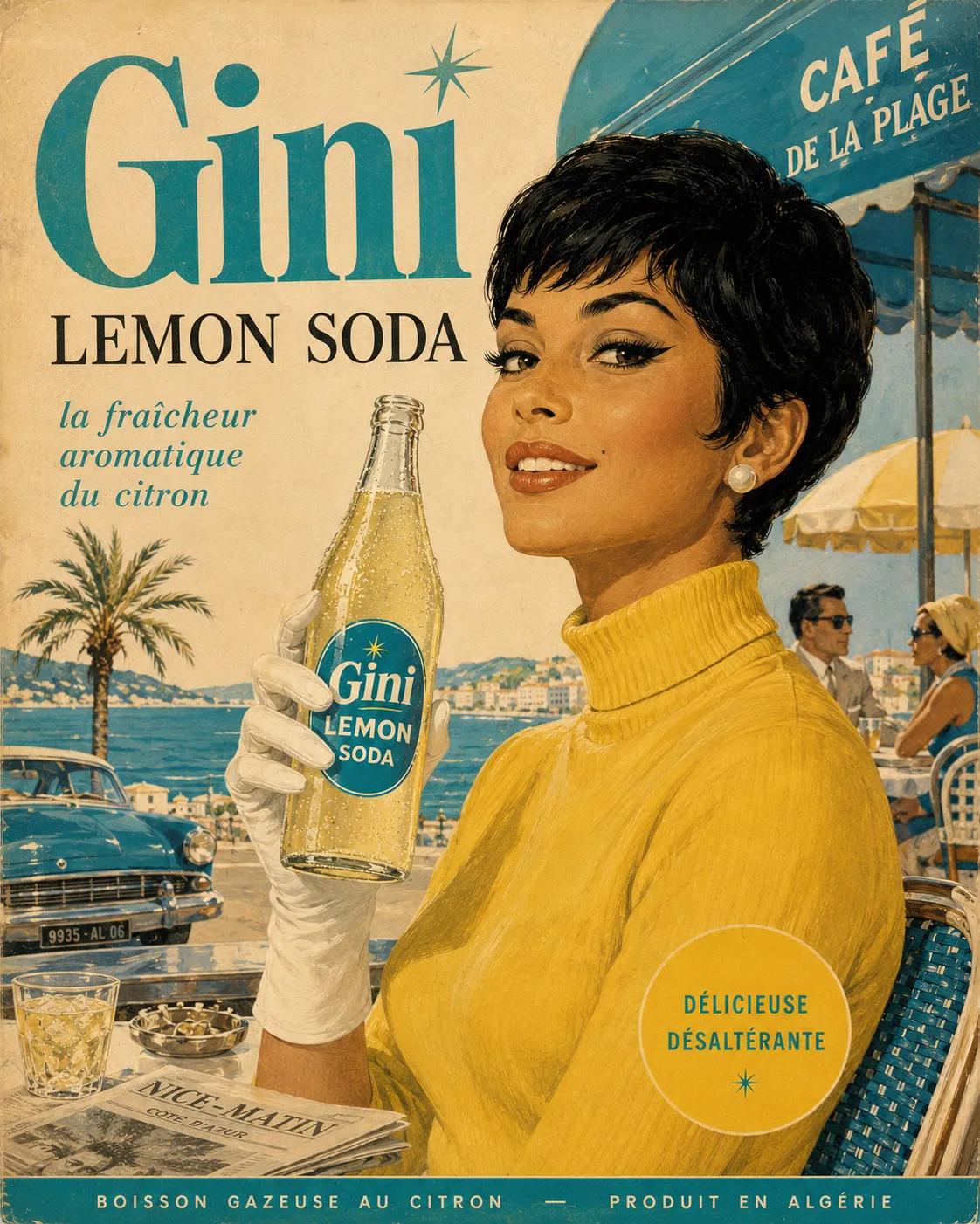 Vintage 1960s Beer Ad Poster