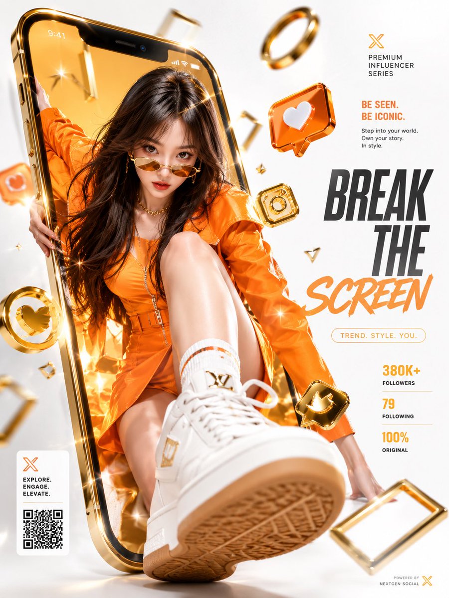 Smartphone Screen Breakthrough Ad